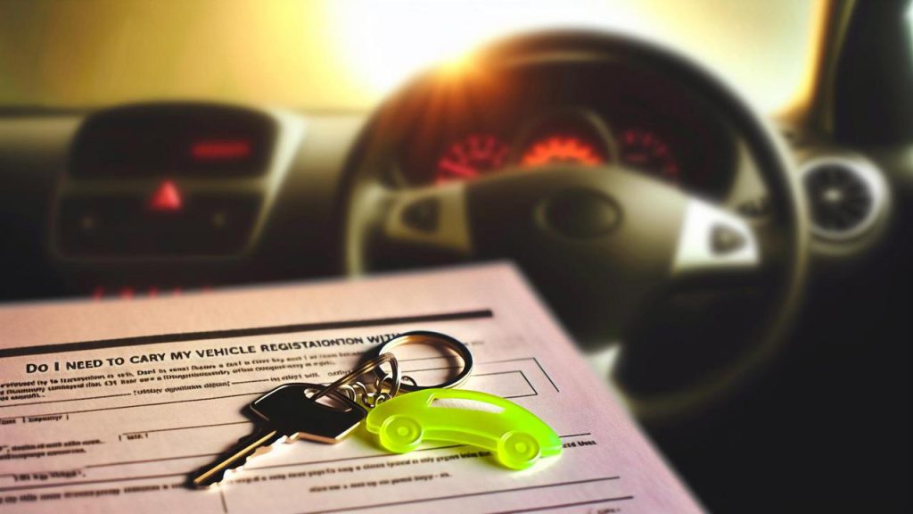 czy muszę mieć przy sobie dowód rejestracyjny