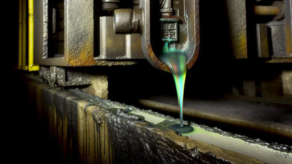 uciekający płyn chłodniczy